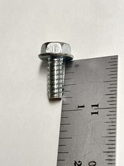(25) 5/16 X 3/4 Hex Washer Type B Blunt Sheet Metal Tapping Screw Steel .312 .75