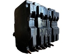 Lot of 6 Federal Pacific FPE NC115 Circuit Breaker 15A 1-Pole Stab-Lok Red Bezel