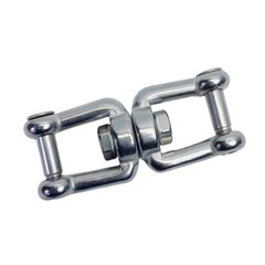 Marine Stainless Steel T316 JAW JAW Swivel Shackle Anchor Connector Flush Pin