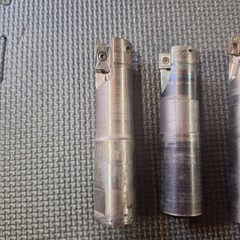 3 Used Endmills. Unsure Of Brand Or Size.