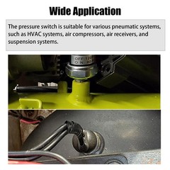 150-175 PSI Air Pressure Switch 1/4 NPT Controller for Air Compressor Tank Su…