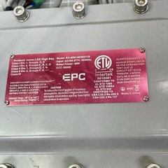 EPC 40W LED Explosion Proof High Bay Light EX-40W 5000K Div 1 – Used & Untested