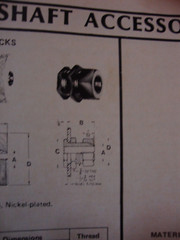 HH Smith 114 panel mount shaft lock for 1/4″ shafts (quantity of 2)