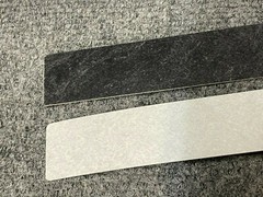 Vidmar Drawer Label Edge Backing Cover Stanley Plastic Light Grey 22″ x 1.25″