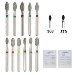 Diamond Burs Dental Zirconia Cutter Diamond Bur FG Football Round End Taper Pear