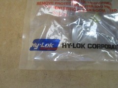 Hy-Lok Short Tube Weld Gland with Shoulder H-ZSG-4-B-316L HZSG4B316L New
