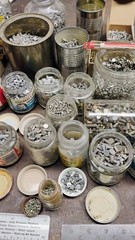 50 POUNDS OF ASSORTED TINNERS RIVETS AND OTHERS. TAKE THEM ALL.