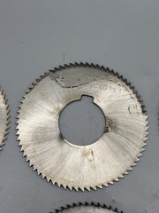 Lot of 6 Globus 2-3/4″ x .040″ Thick HSS Slitting Saws 72 Teeth 1.00″ Arbor Hole