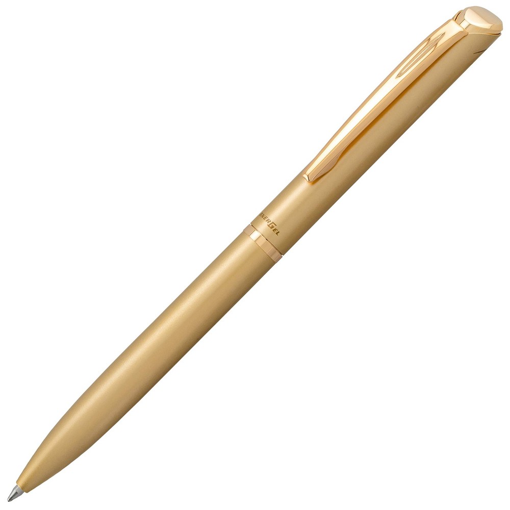 Pentel EnerGel Style 0.7mm Liquid Gel Pen Refillable Gold Elegant Gift Box