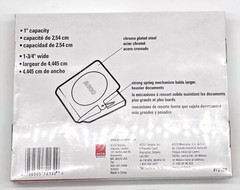 12 Pack ACCO Square Magnetic Clip Medium 1″ Capacity 1-3/4″ Wide #72132