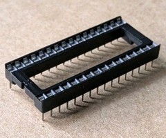28 Pin DIP IC Sockets 0.1″ Pitch Through-Hole PCB Chip Socket Dual Inline Qty 50