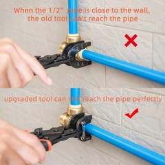 Push to Connect Removal Tool Disconnect Tongs Tool Plumbing Tools for 1/2” 3/…