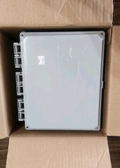 Integra H10086HF-6P-P10 Enclosure 10x8x6 Opaque Hinged NEMA 4X IP68 NEW IN BOX