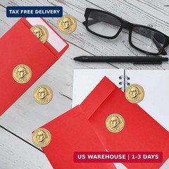 Red 100 Pack Cash Envelopes 3.5 x 6.5 inch,Coin Self Seal Envelopes For Savings