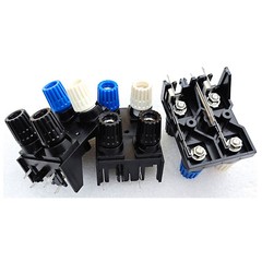 Four Position Amplifier Audio Output Terminal Block Speaker Socket Terminal