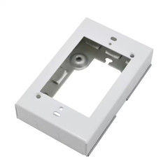 Wiremold 500 and 700 Series Metal Raceway 15/16 In. Deep 1-Gang Starter Box, Whi