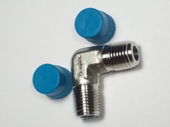 1 – Swagelok Stainless Steel Male Elbow Fitting, 1/4″ Male NPT, SS-4-ME
