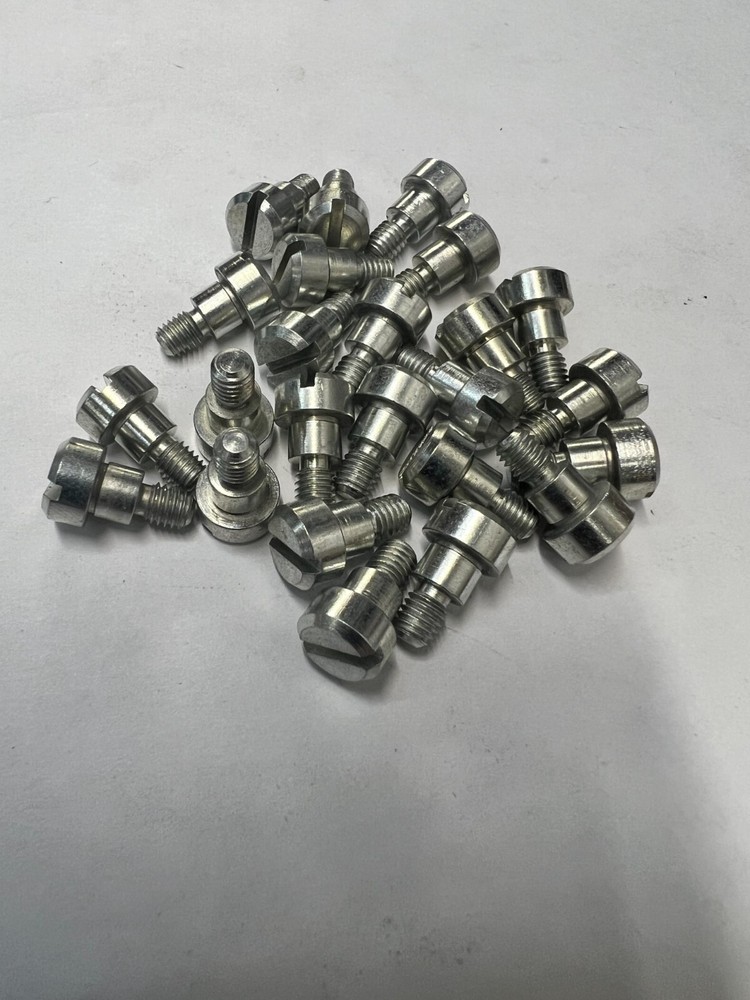 Precision Steel Plated Shoulder Screw QTY (20) 3/8 Head – 10-32 Made in USA