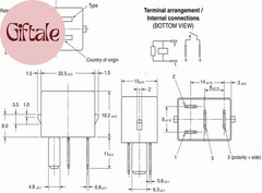 4 Pieces G8HL-H71 AC Starter Relay-39794-Sda-A03,39794-Sda-A05 Compatible for Ac