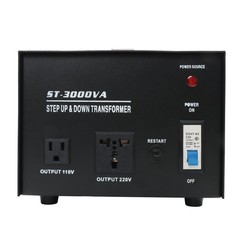 Step Up/Down 110V To 220V/220V To 110V Voltage Converter Transformer 3000 Watt