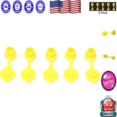New JSP Universal Fuel Jug Vent Caps – 5 Pack with Improved Retaining Lip