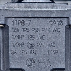 Momentary Rocker Switch 1TP320-7BK SPST 1TP8-7 New # 2TP320-7BK 472799