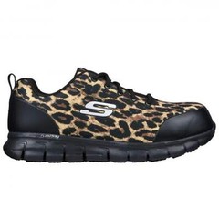Skechers Women’s 108083 Sure Track Saivy Safety Toe Metal Free Work Shoes-WIDE