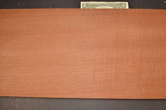 Makore Raw Wood Veneer Sheet 11 x 31 inches 1/42nd thick C6776-8