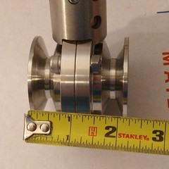 1” Sanitary Butterfly Valve with Pull Handle Stainless Steel