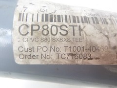 IPEX 2″ Tee CPVC Schedule 80 2″ X 2″ X 2″ Socket ASTM F-439 CP80STK – Lot of 7