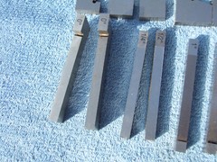 MILL ANGLE BLOCKS BROWN&SHARPE (17) 1/4*-45* MACHINIST TOOLMAKER INSPECT GRIND