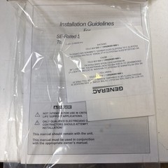 Generac GNC-6333 60-Amp Generator/60-Amp Utility Manual Transfer Switch Indoor