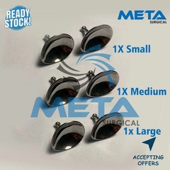 3 Pairs S M L Eye Shield Ocular Sclera Protection Laser Tattoo Remove Eyelid