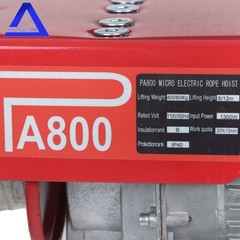 Electric Hoist 1760lbs Crane Winch with Wired Remote Control 1350W 110V