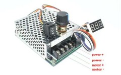 DC 10-55V MAX 60A Reversible PWM Motor Speed Controller 12V 24V 36V