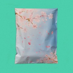 Designer Polymailer Cherry Blossom Sakura poly mailers 10×13