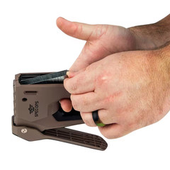 Heavy Duty Staple Gun, 1/4 In. – 9/16 In. Staples, 18-Gauge Brads, Reduced Effor