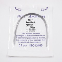 Dental Orthodontic Super Elastic Round NITI Arch Wire Natural Form Upper/Lower