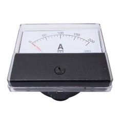 US Stock Analog Panel AMP Current Ammeter Meter Gauge DH-670 0-200A DC & Shunt