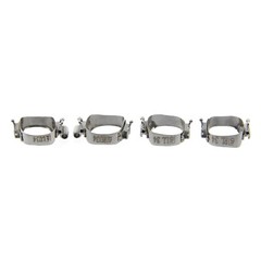 85 Sets Orthodontic Molar Bands Buccal Tube Roth 022 Double Lingual Sheath 3M