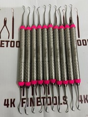 Lot of 10Hu-Friedy S204S9E2 EverEdge 2.0 #204S Double End Sickle Scaler #9Handle