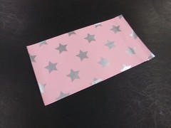 10 – 500 6×9 SILVER STARS Poly Mailers Lightweight Pink Shipping Bags