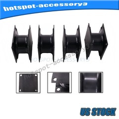 4PCS Vibratory Plate Compactor Rubber Isolator Shock Mount For Stanley Hydraulic