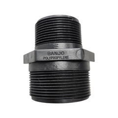 Banjo Poly Reducer Nipple Pipe Fitting 2″ MNPT X 1-1/2″ MNPT – RN200-150