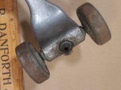 Vintage GOLDBLATT Masonry Bricklayer Skate Wheel Joint Raker Tool Aluminum – 9″