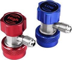 R134a Quick Coupler Adapter, Adjustable R134a Adapters Quick Connectors for C…