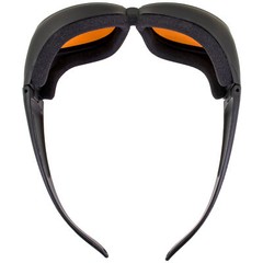 Global Vision Outfitter Safety Glasses Black Frames Anti-Fog Driving Mirror Lens