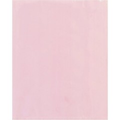 100 Pack Flat Anti-static Bags 6″ x 8″ 2 Mil Large Pink Poly Bag Open Ended