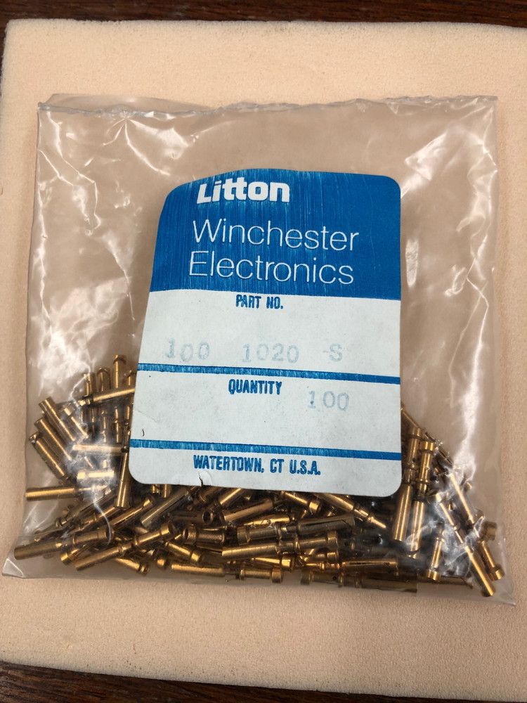 WINCHESTER 100-1020-S FEMALE GOLD MIL SPEC PIN – LOT OF ‘ONE’ PIN