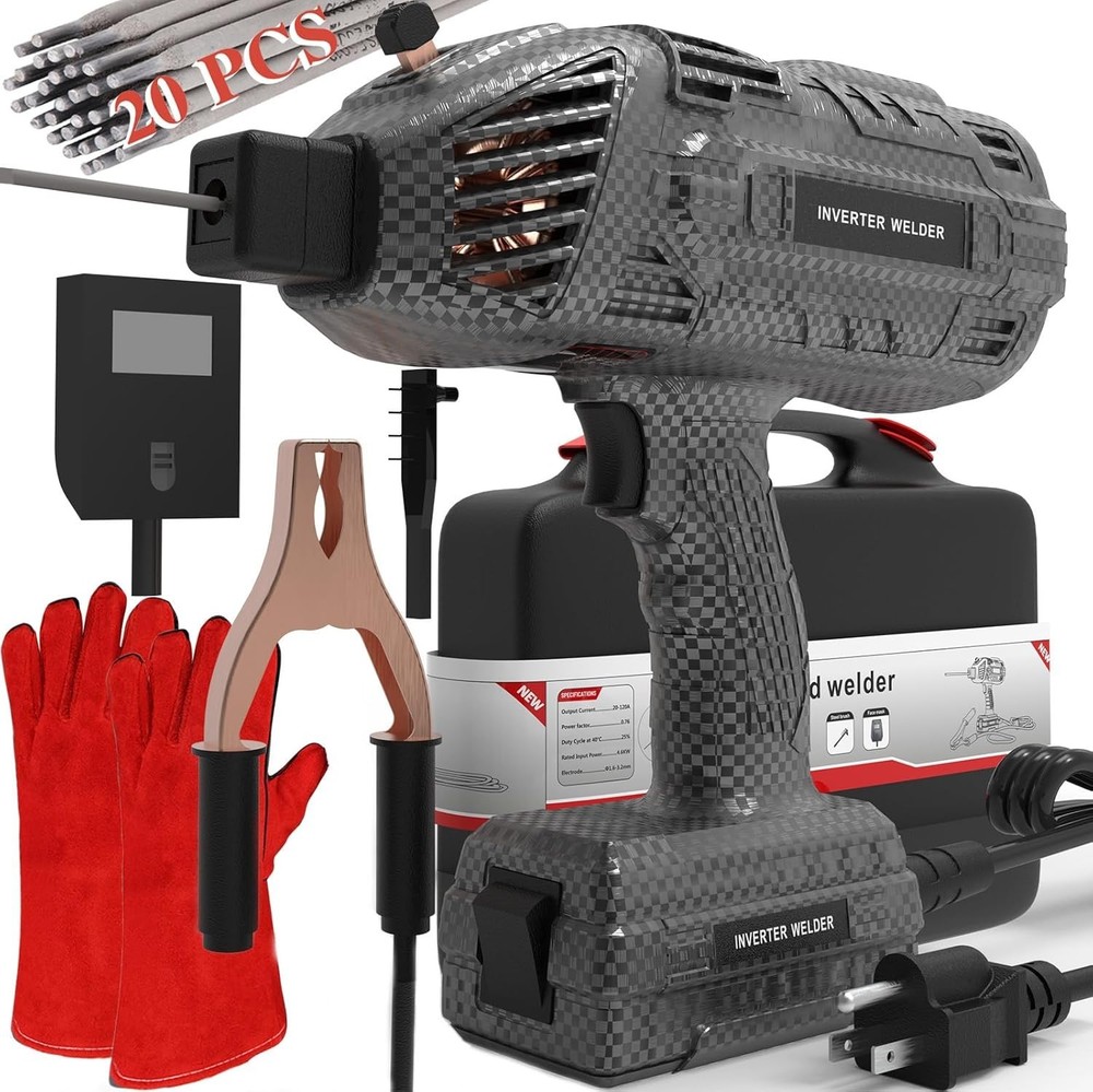 Saker Portable Electric Welding Machine,110V Portable Welder Handheld with IG
